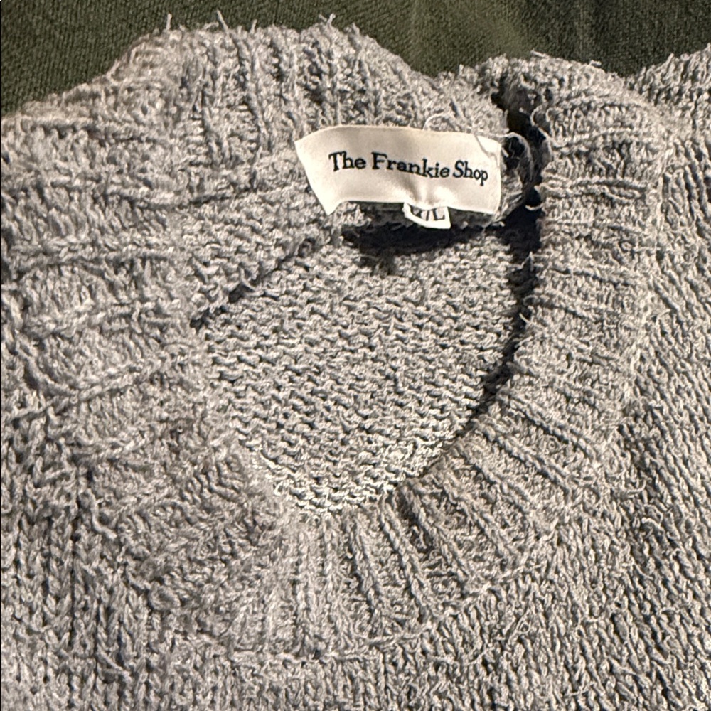 THE FRANKIE SHOP. | Heather Gray Knit Pullover